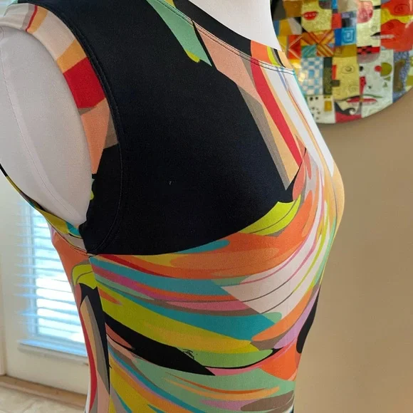 Trina Turk Multicolor Abstract Mini Dress - Picture 4 of 4